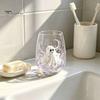 Bicchieri da festa di Halloween, Bicchieri in vetro con rilievo di zucca, fantasma, gatto, pipistrello, Bicchieri da bevande senza stelo spettrali, Bicchieri stagionali per