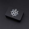 Game Card Box Astrology Trinkets Box Metal Card Storage Case Container for Fortune Telling, Witches