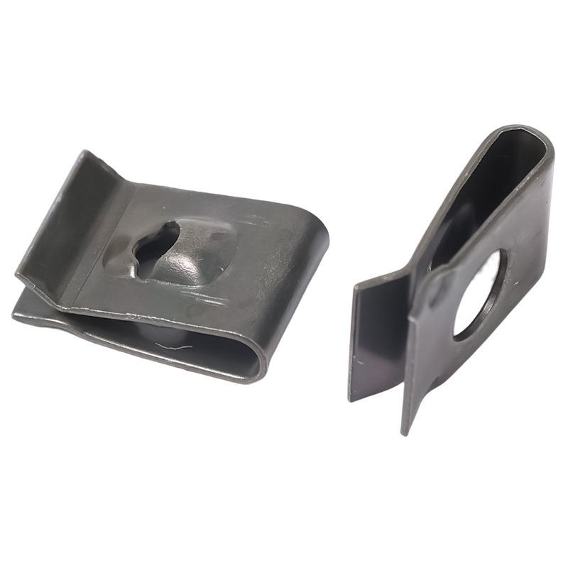 Car Motorcycle Metal Screw Fastener Clips U-Type Clip with Screw Anti-rust Protection Clip Screw Buckle Auto Iron Sheet 50/10pcs