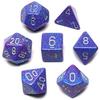 D7 Die Set Dice Speckled Poly (7 Dice) (Silver Tetra)
