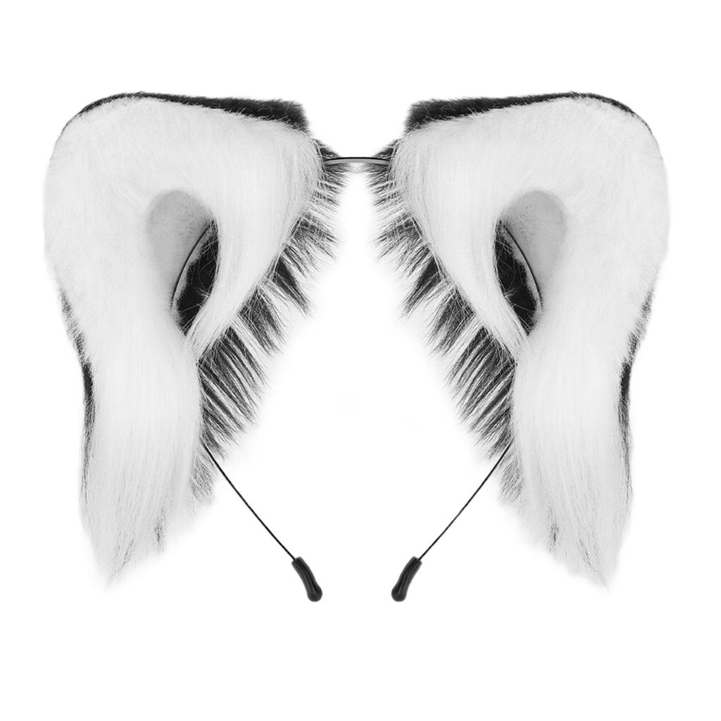 Futrzane uszy zwierzęce nakrycie głowy Żywy kolor Kostium Wydarzenie Opaska do włosów Anime Dodatek na głowę na Karnawał Maskaradę Fotografia