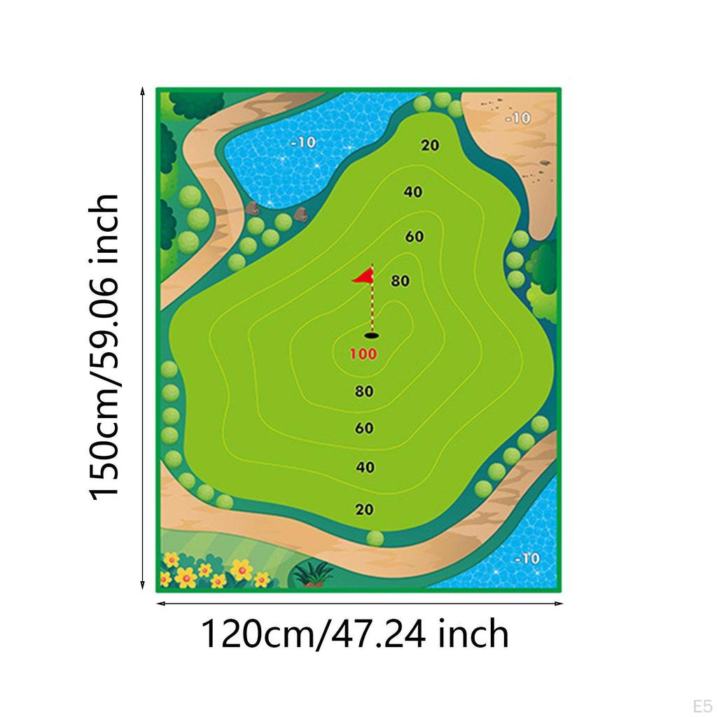 Chip Sticky Practice Golf Game Set for Gift Indoor and Outdoor Office Events Type 1