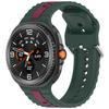 Two-tone Silicone Strap for Samsung Galaxy Watch 8 44mm 40mm Original Bracelet Belt Correa for Galaxy Watch 8 Classic 46mm Band