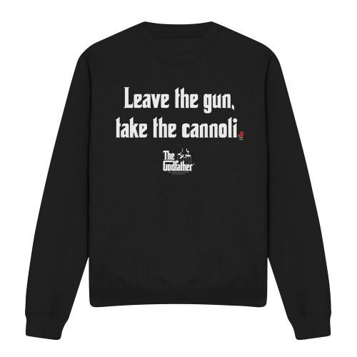 The Godfather Unisex Adult Gun Cannoli Sweatshirt