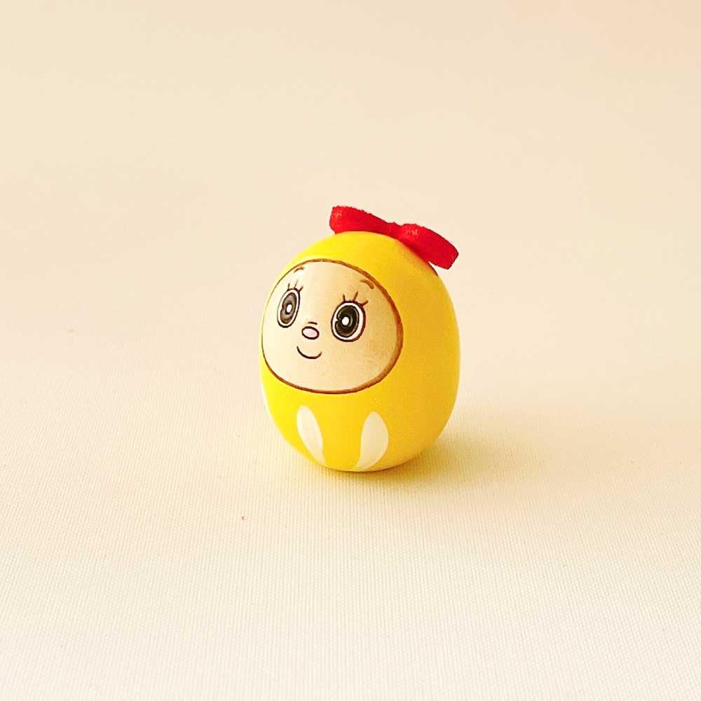 Usaburo Kokeshi Daruma Kokeshi Doraemon Figure Made in Japan Interior Gift KokechiDorami-chan (Small)