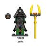 Rox Kur Ninjas Set Personalizzato Fai da Te di Mattoncini di Plastica per Bambini e Collezionisti