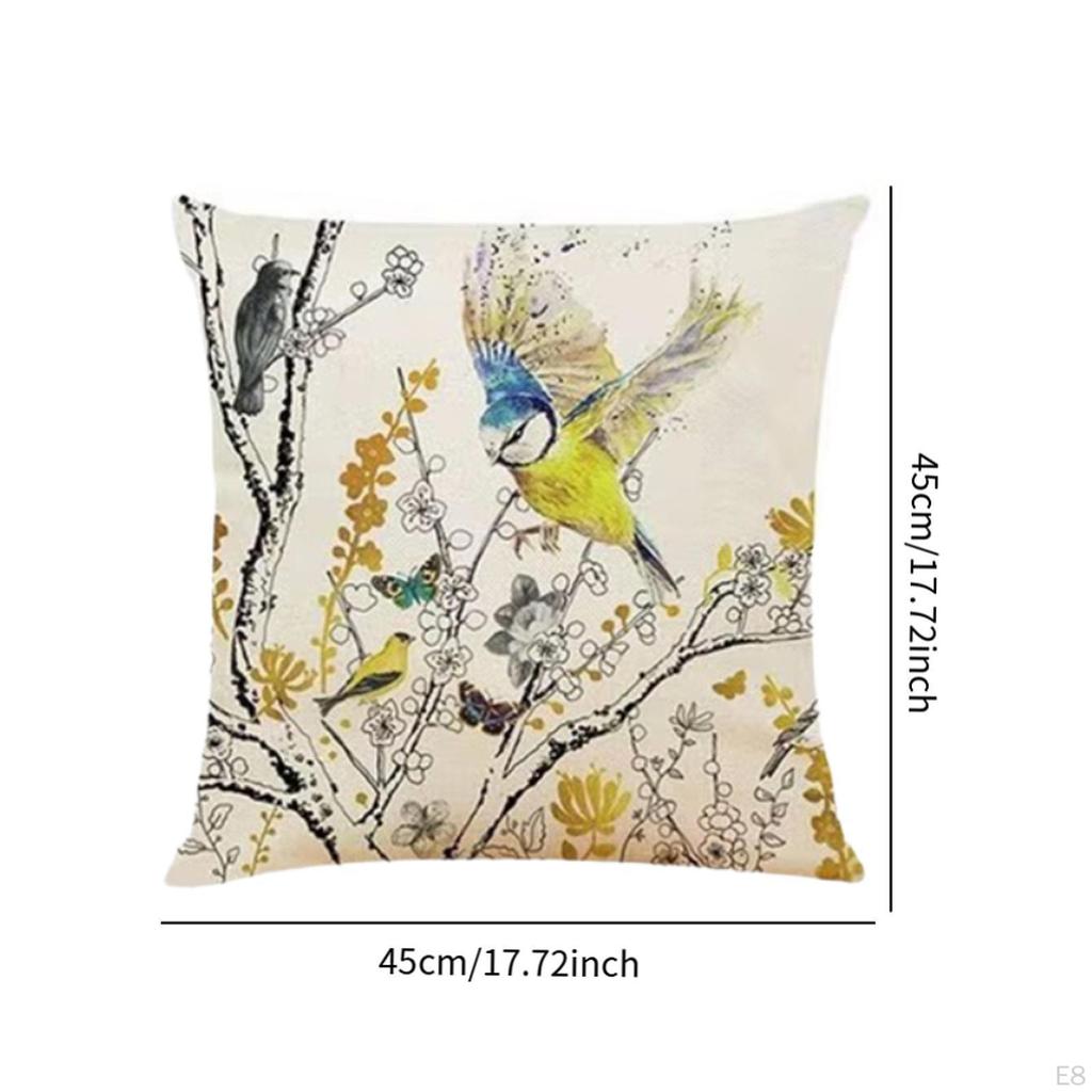 Decorative Cushion Floral Pillow Gift Comfortable Handmade Pillows Inserts Included