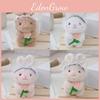 Soft Plush Bunny Keychain Cute Cartoon Teddy Bear Stuffed Toy Keyring