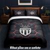 Monaco FC Design Bed Bedding Set 1 Duvet Cover + 2 Pillowcases Soft Breathable Household Bed Linens