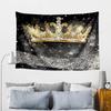 Pink Crown Sparkle Majesty Tapestry, Unique Design Tapestry, Wall Decor for Bedroom,Livingroom, Playroom,Heartwarming Fan Holiday Gifts