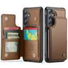 Suitable for Samsung S25Edge phone case, A56 card slot anti-drop leather case, A36 RFID stand protective bottom case