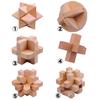 Doyusha Wooden 3D Puzzle, Blue Box of the Genius, Set of 6, 1 of Each