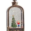 Christmas Music Box Fireplace Lantern Gift Nightlight Xmas Decor for Indoor Outdoor