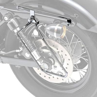Daytona Chrome Plated Saddlebag Hanger & Support Set for Harley-Davidson XL Sportster (04-15) Left Side, Part Number 79032