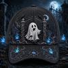 D print Halloween baseball cap women's spring and summer sunshade sun protection cap American style versatile fashion hat sun protection