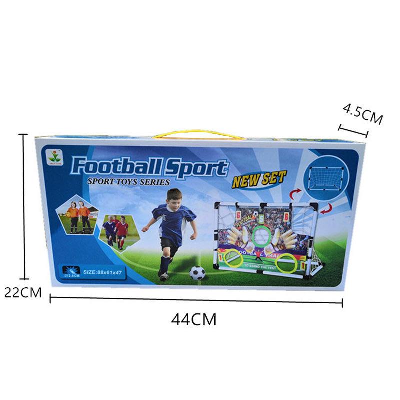 Portable Outdoor Sports Toy: Easy Assembly Large Plastic Football Goal Set