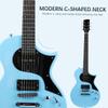 E-Gitarre Professionell Massivholzgitarre Saiteninstrument Pappelkorpus Hartahornhals Lorbeerholz