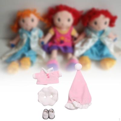 Entzückendes Puppen-Schlafanzug-Set für 15-cm-Puppen - Gemütliche Nachtwäsche