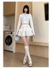 Women's Lace Ballet Midi Skirt - Summer 2025 High Waist Slimming Princess Style Skirt