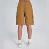 Reebok Solid Color Multi-Pocket Loose Fit Cargo Shorts Unisex Shorts Moss-Yellow 24SRM603UGY3