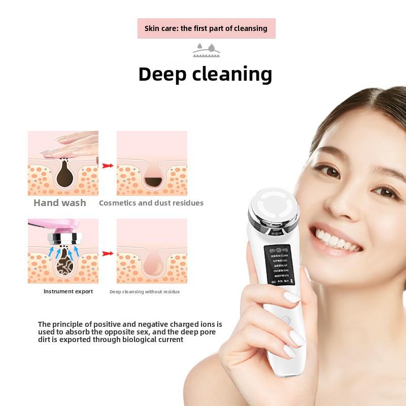 Household Shade Light Beauty Instrument Jiaqi Micro-current Facial Lifting Massage Skin Rejuvenation Cleaning Ion Export Introducer