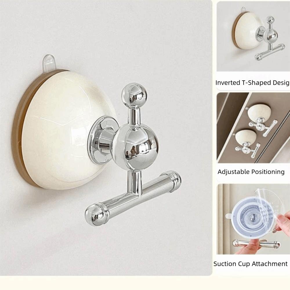 No- Punching Suction Cup Hook Seamless Kitchen Storage Hook Multi Purpose Wall Hook Household