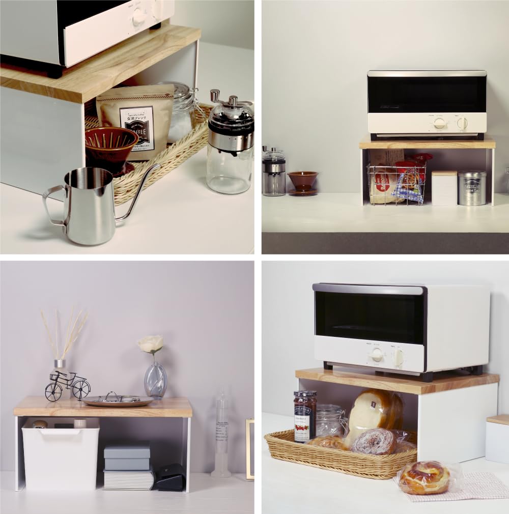 Endo Works Toaster Made In Kitchen Natural Kitchen Living Room Condiment Storage Made In Rack, White, Tsubame-Sanjo, Japan, Multi-Rack, Rack, Wood,