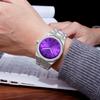 Fashion Men's Quartz Wristwatch - Frosted Stainless Steel Band, Multiple Color Dials, Casual & Business Watch