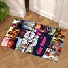 Grand Theft Auto Customize Text Floor Mat Perfect for Kitchen Bedrooms Game Room Living Rooms Anti-slip Rug Decorate Offices