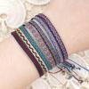 Easter New Boho Handmade Braided Bracelets For Women Pattern Friendship Rope Bracelet Vintage Colombia Weave Jewelry Textile