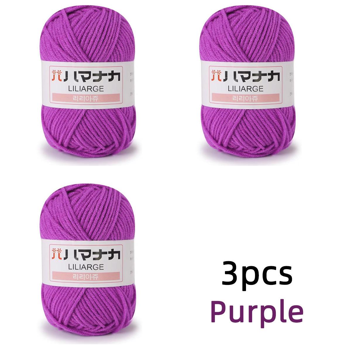 

Вязаный крючком шарф свитер шапка кукольная пряжа 25 г мягкая молочная хлопковая трикотажная пряжа антипиллинговая высококачественная трикотажная 4-слойная хлопковая пряжа