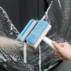 1 ST 2-in-1 Glasraam Wisser Zeep Multifunctionele Schoonmaakborstel Reiniger Rakel Spiegel Badkamermuur Schoonmaakborstel Gereedschap voor Thuis