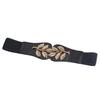 Hot Fashion Lady Wide Hollow Flower Faux Leather Waistband Waist Strap Belt EMA