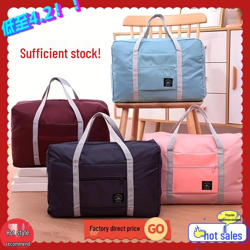 Foldable Waterproof Maternity Travel Bag - Large Capacity Luggage Storage