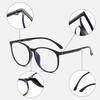 0 To -4.0 Bright Matte Myopia Glasses Ultra Light Large Frame Anti Blue Light Resin Eyeglass Lenses