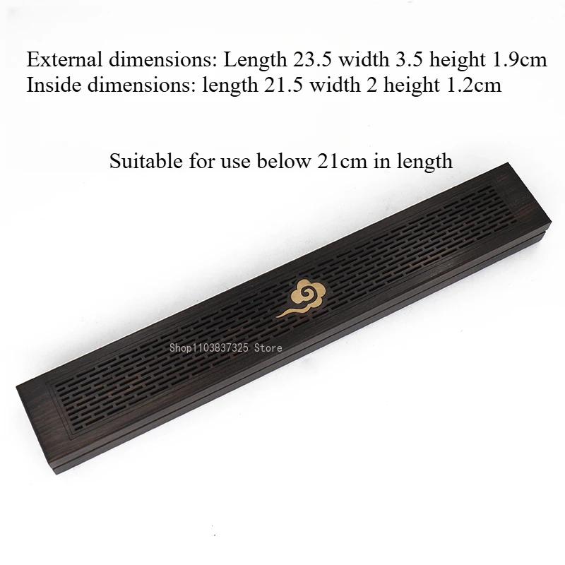 Long/square Wooden Sleeping Incense Box Home Indoor/study Decoration /Meditation Purification/Incense Stick Aromatherapy Stove