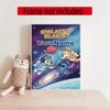 Bluey Customize Your Name Diamond Painting Round Diamond Diy Frameless Holiday Artwork Suitable For Home Office Wall Decoration