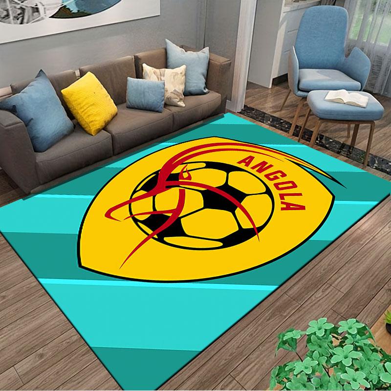 Angola Soccer Emblem suitable as a non-slip mat for the living room or bedroom sofa