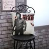 The Walking Dead Print Decorative Pillows One Side Print Cotton Linen Cushion Cover 45X45Cm Woven Throw Cushion Pillow Cover