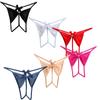 Open Crotch Thongs Mesh Womens Briefs Hollow Sexy Thongs for Women Naughty Sex  For Women