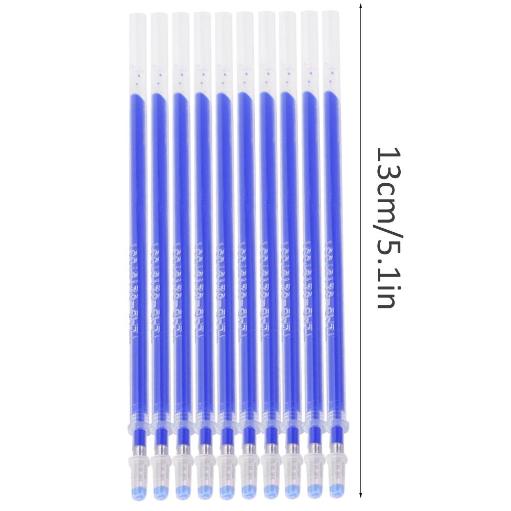 100 PCS Blue High Temperature Erasable Marker Refill Cutting Fabric Marker For Leather Crafts/Garment Sewing Accessories