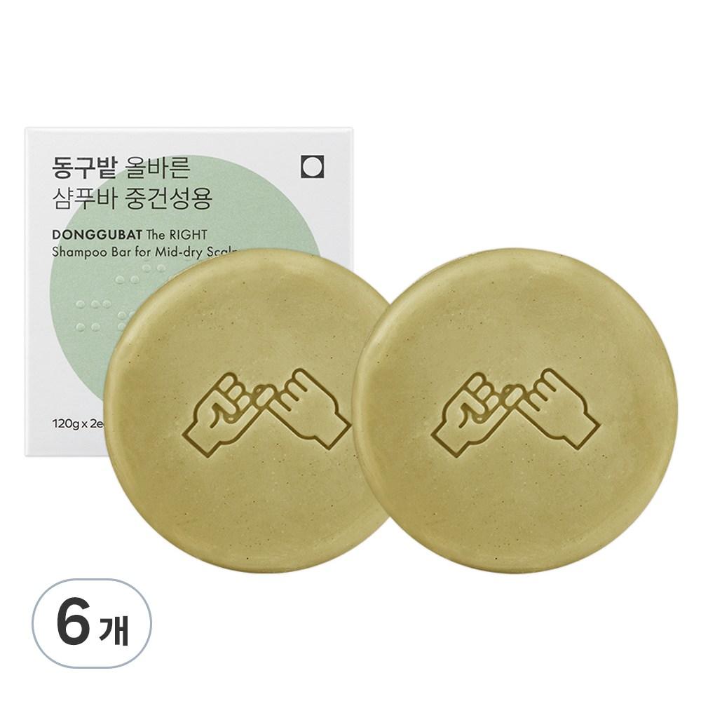 

Donggubat Correct Shampoo Bar for normal to dry skin, 120g, 6 pieces