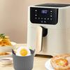 4/6Pcs Air Fryer Egg Poacher Cups Silicone Egg Cooker Mold Custard Tart Desserts Cake Baking Tools Muffin Cases Kitchen Supplies