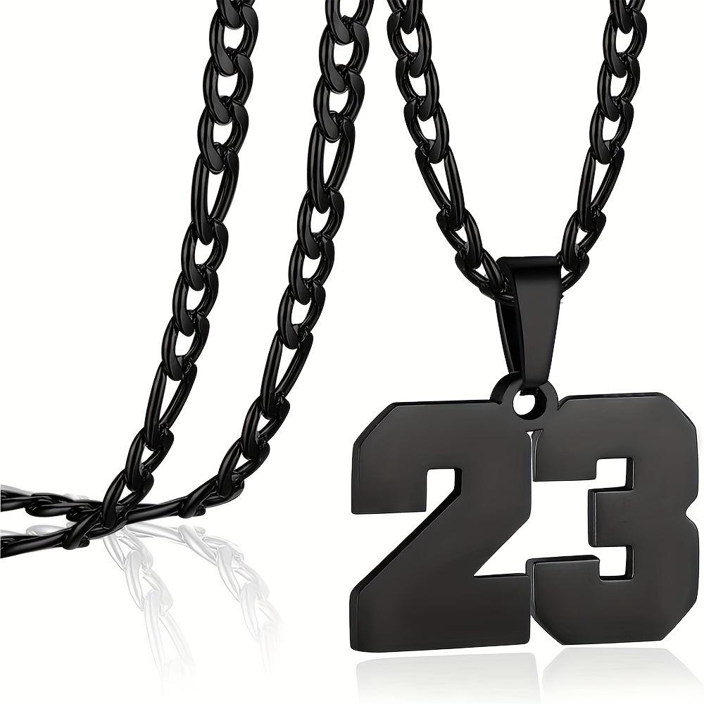Sports Number Necklace Lucky Baseball/Basketball/Football Team Necklace 60CM