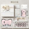 Leeko EMS Facial Roller 2026 Hot Compress Gua Sha LED USB Rechargeable 13,000 RPM Pink Made In Korea