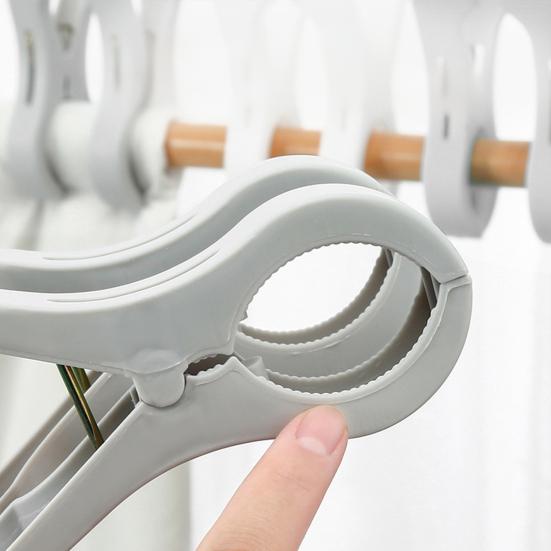 Yousheng 5Pcs Plastic Clothes Pins Windproof Strong Grip Clothes Pegs Heavy Duty Sheets Towels Laundry Clothing Drying Clothespin