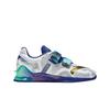 National Team Color Professional Squat Weightlifting Sports Non-Slip Durable Low-Top Training Shoes Men Sneaker White Blue 412440101-6