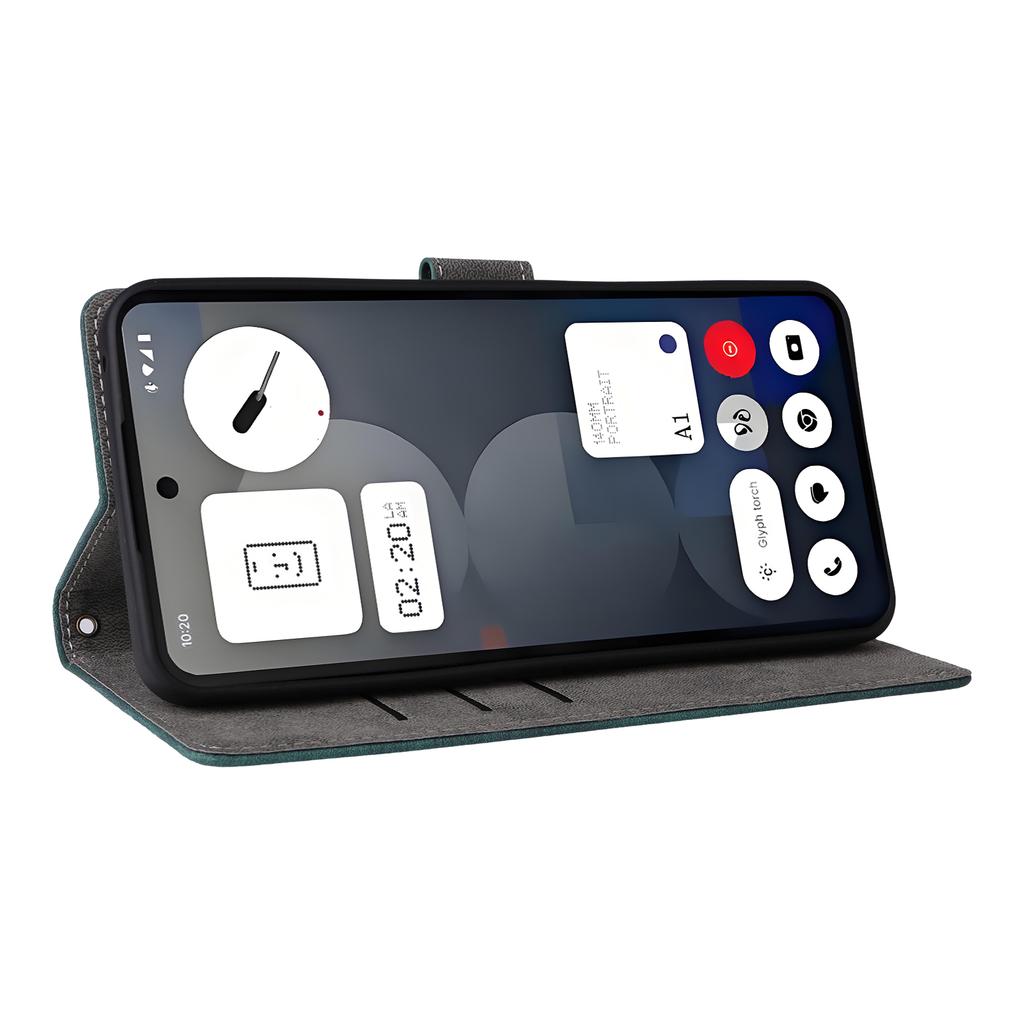 For Nothing Phone (3a) Pro Case Wallet RFID Blocking PU Leather Cover Viewing Stand