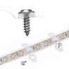 100pcs with Screw Mounting Clip Fixing Buckle for 3528/5050/5630/3014 RGB LED Strip Lights