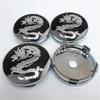 4pcs Universal 60mm Dragon Emblem Car Wheel Center Cap Hub Covers Badge For Mercedes Benz BMW Lexus Mazda Tesla Ford Chevrolet
